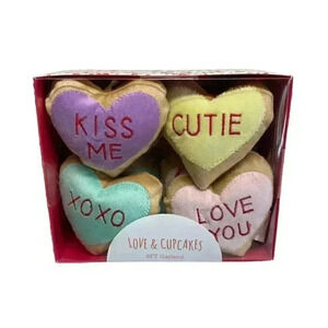 Love & Cupcakes Valentine's Day Conversation Candy Hearts 6-ft Plush Garland